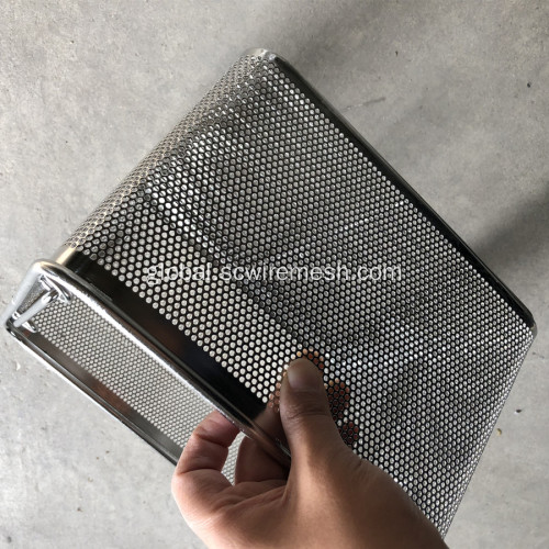 Folding Basket with Handle Folding Wire Basket with Handle Factory